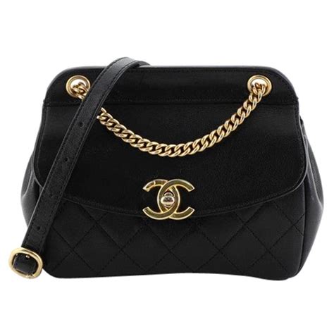 chanel curved flap bag